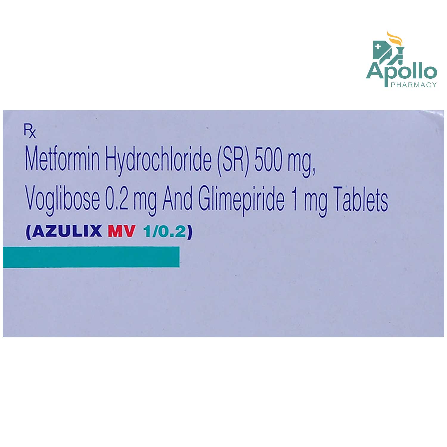 Azulix MV 1/0.2 Tablet 10's, Pack of 10 Azulix MV 1/0.2 Tablet 10's, Pack of 10