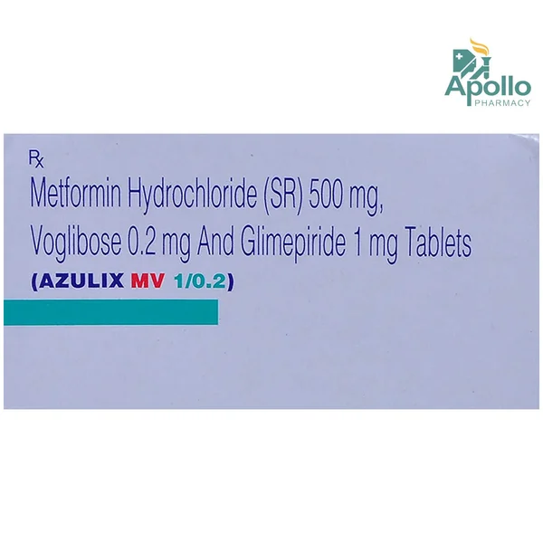 Azulix MV 1/0.2 Tablet 10's, Pack of 10