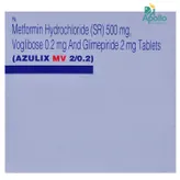 Azulix MV 2/0.2 Tablet 10's, Pack of 10 TabletS
