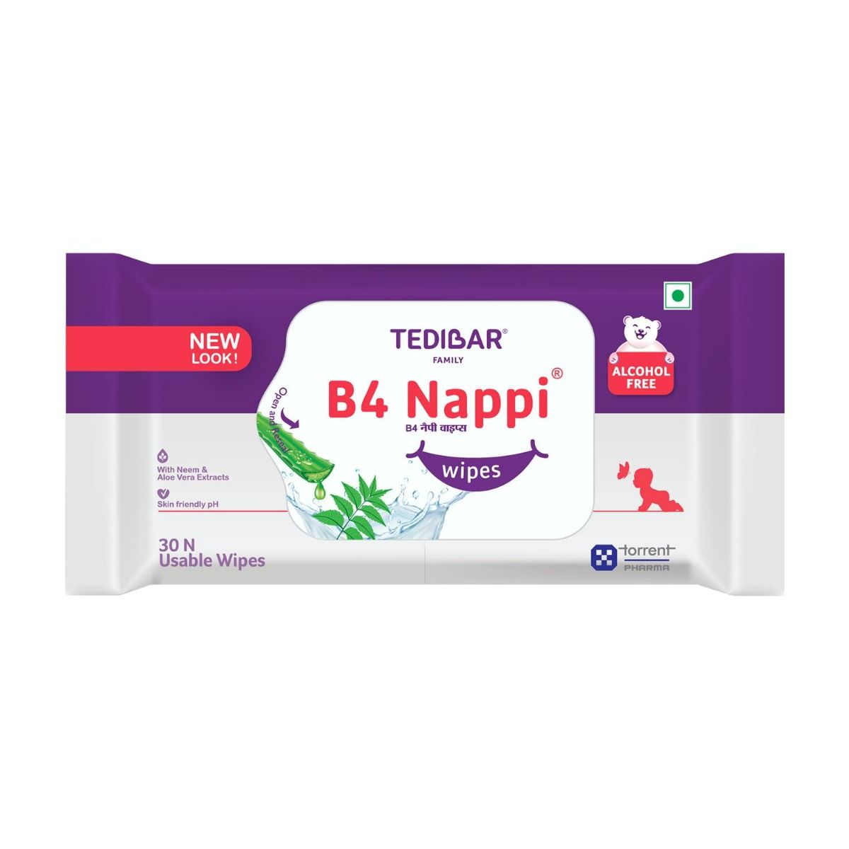 Buy B4Nappi Wipes, 30 Count 19 Minutes Delivery Apollo Pharmacy