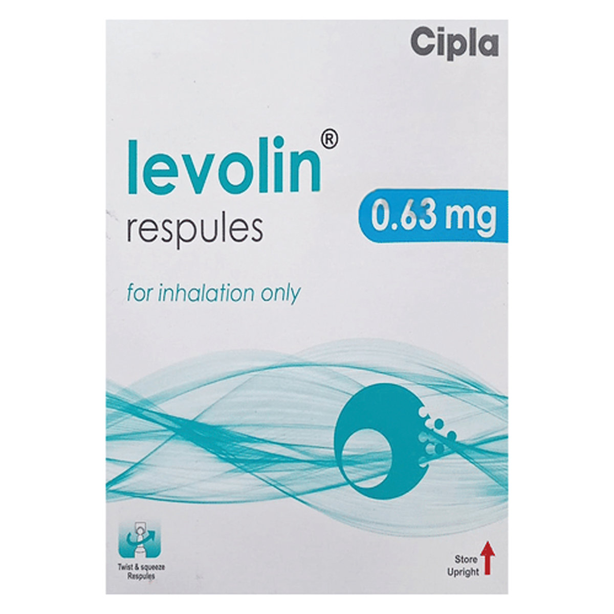 Levolin 0.63 mg Respules 6x2.5 ml, Pack of 6 Levolin 0.63 mg Respules 6x2.5 ml, Pack of 6