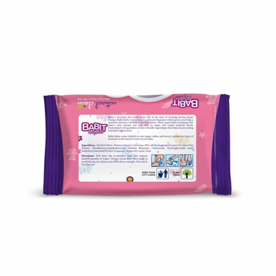 Babit Baby Care Soft Wipes, 25 Count, Pack of 1