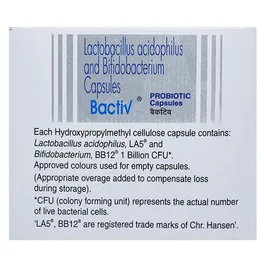 Buy Bactiv Capsule | 19 Minutes Delivery | Apollo Pharmacy