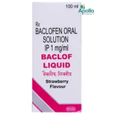 Baclof Strawberry Liquid 100 ml, Pack of 1 LIQUID
