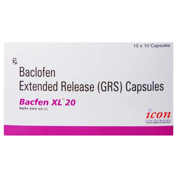Bacfen XL 20 Tablet 10's, Pack of 10 CAPSULES