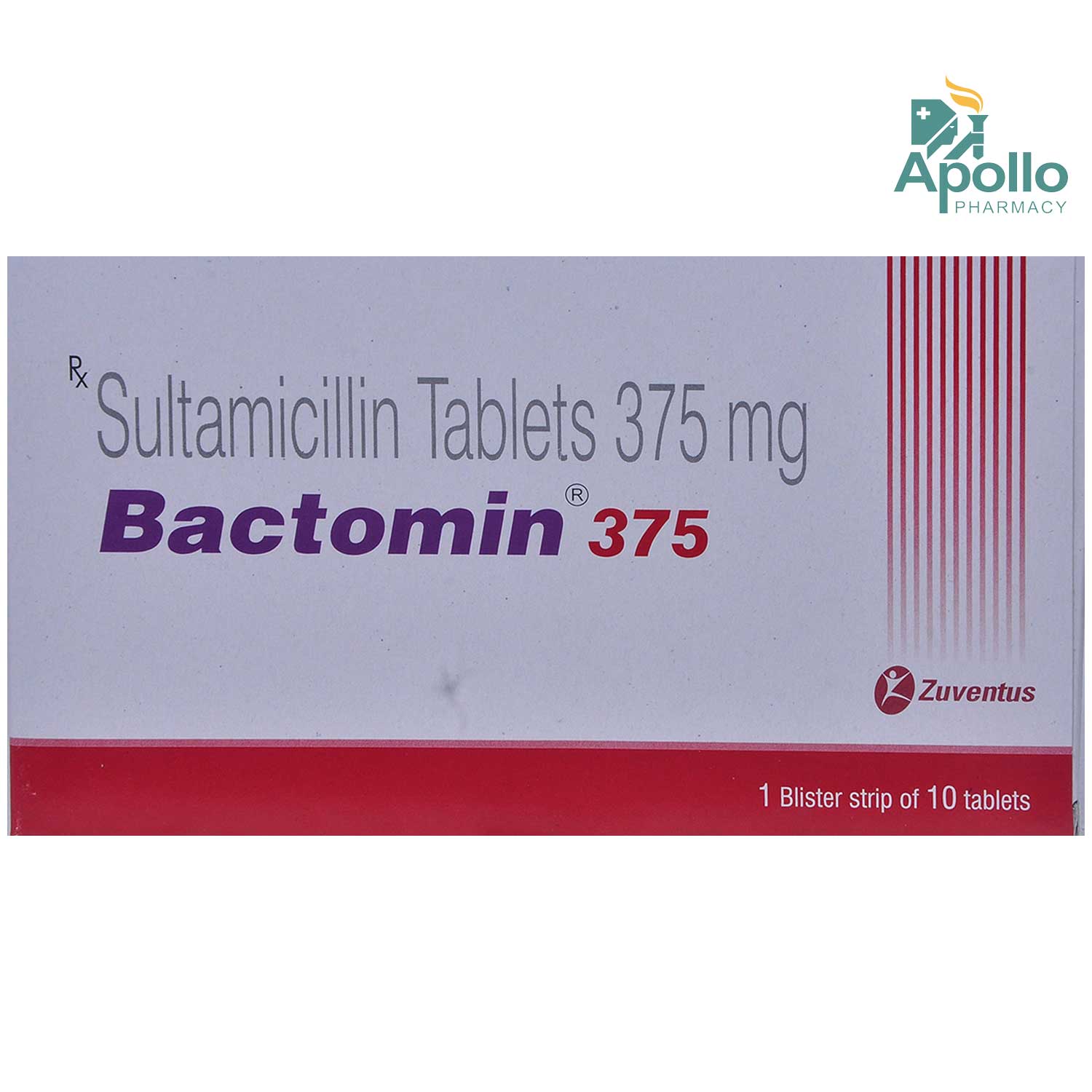 Buy Bactomin 375 Tablet 10's Online