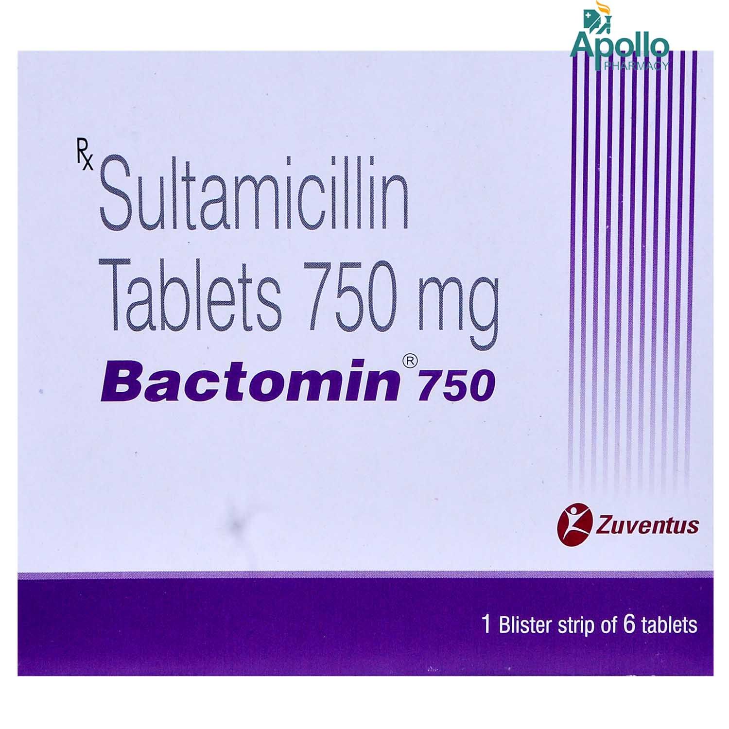 Buy Bactomin 750 Tablet 6's Online