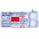 Baclotop-10 Tablet 10's, Pack of 10 TABLETS