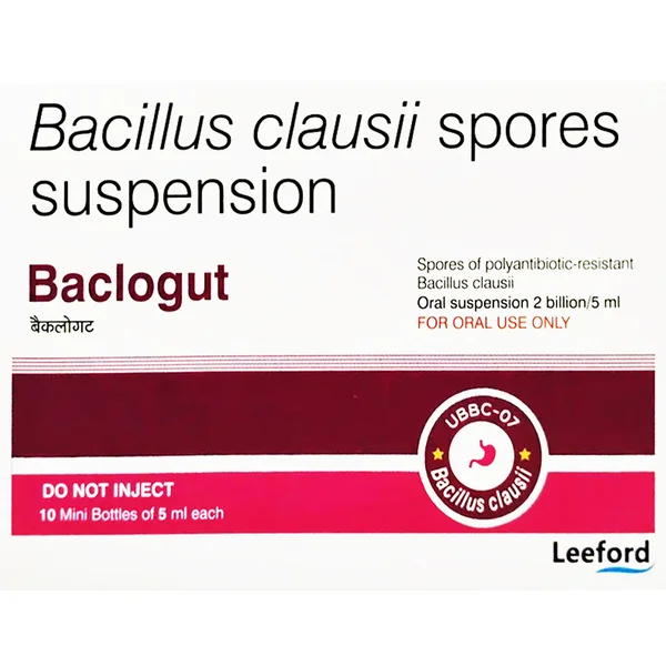 Baclogut Oral Suspension 5 ml