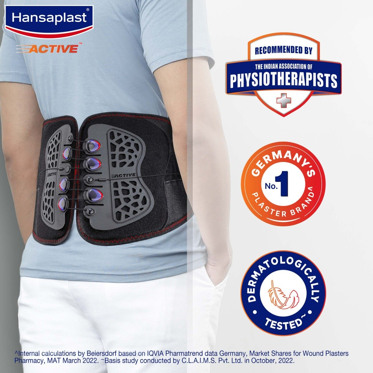 Hansaplast Active Lace Pull Lumbo Sacral Support OSFM (One Size Fits Most), 1 Count, Pack of 1 Hansaplast Active Lace Pull Lumbo Sacral Support OSFM (One Size Fits Most), 1 Count, Pack of 1