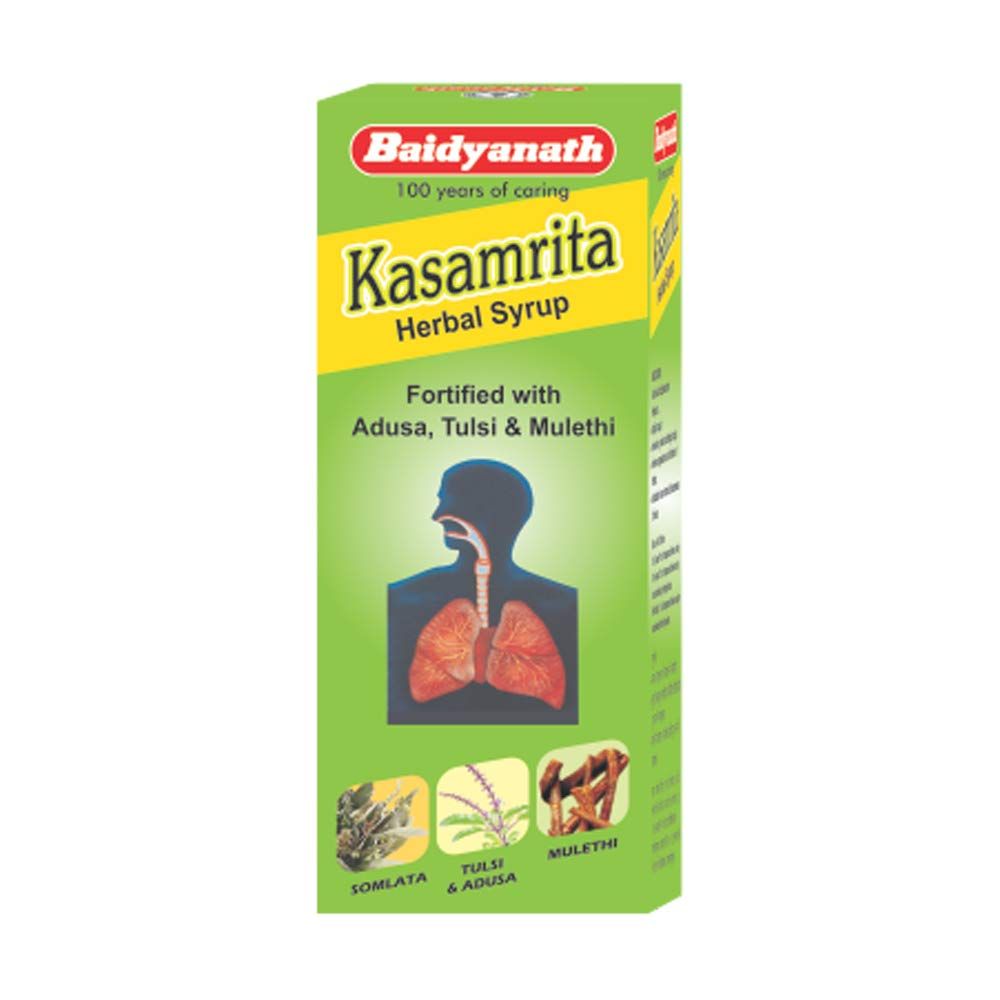 Baidyanath Kasamrit Herbal Cough Syrup, 100 ml Uses, Benefits, Price Apollo Pharmacy