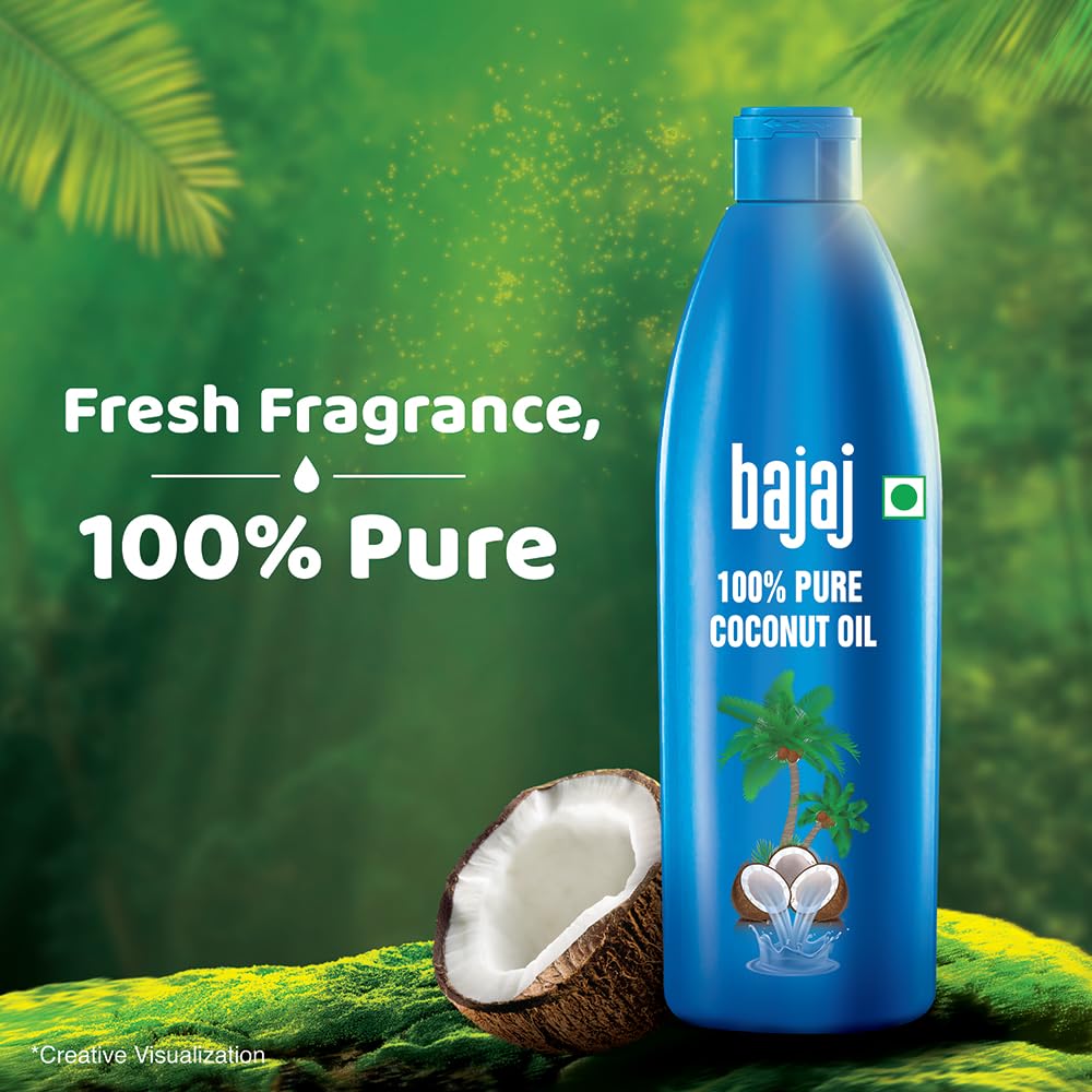Bajaj Coconut Oil, 525 ml, Pack of 1 Bajaj Coconut Oil, 525 ml, Pack of 1