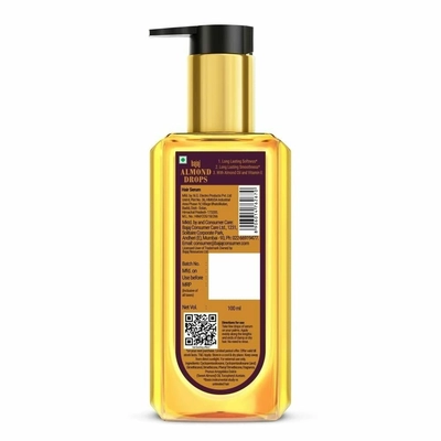 Bajaj Almond Drops Hair Serum with Oil, 100 ml, Pack of 1