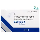 Bakflex A Tablet 10's, Pack of 10 TABLETS