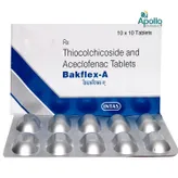Bakflex A Tablet 10's, Pack of 10 TABLETS