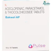 Bakwel AP Tablet 10's, Pack of 10 TabletS