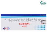 Bandrone 50 mg Tablet 10's, Pack of 10 TABLETS