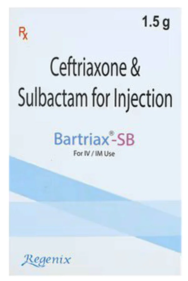 Bartriax-SB 1.5 gm Injection 1's