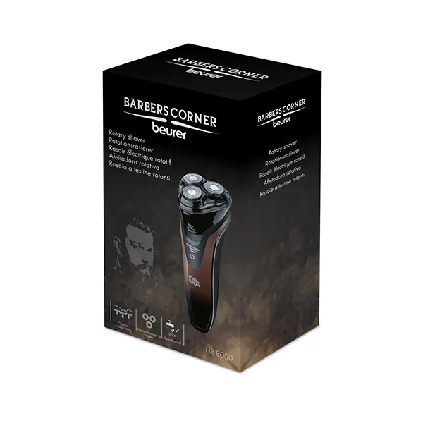 Beurer Barbers Corner Rotary Shaver HR 8000, 1 Count, Pack of 1