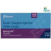 Basalog 100IU/ml Injection 3 ml, Pack of 1 INJECTION