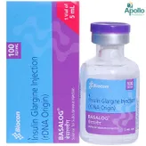 Basalog 100IU/ml Injection 5 ml, Pack of 1 INJECTION