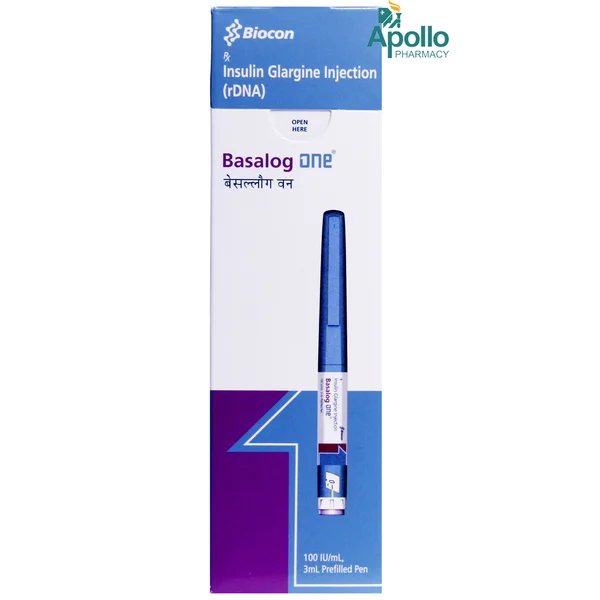 Basalog One 100IU/ml Injection 3 ml, Pack of 1 Injection