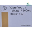 Baycip 500 Tablet 10's