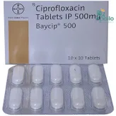 Baycip 500 Tablet 10's, Pack of 10 TABLETS