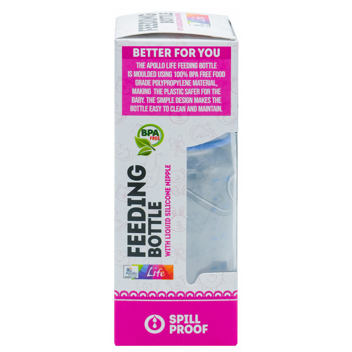 BB Feeding Bottle BPA Free, 150 ml, Pack of 1 BB Feeding Bottle BPA Free, 150 ml, Pack of 1