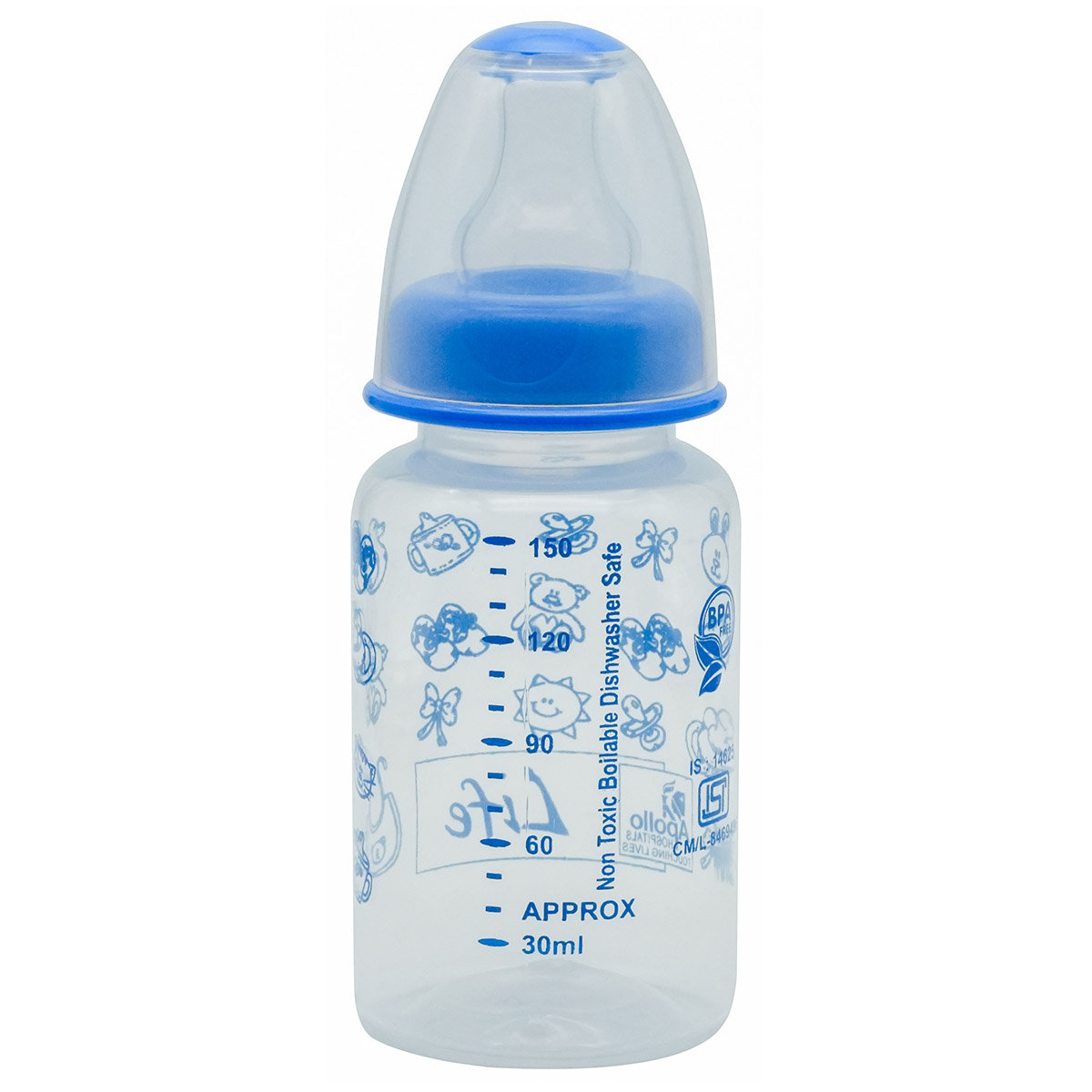 BB Feeding Bottle BPA Free, 150 ml, Pack of 1 BB Feeding Bottle BPA Free, 150 ml, Pack of 1