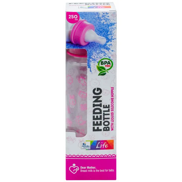 BB Feeding Bottle BPA Free, 250 ml, Pack of 1