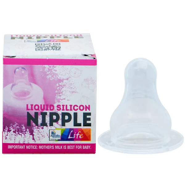 Apollo Life Liquid Silicone Nipple, 1 Count, Pack of 1