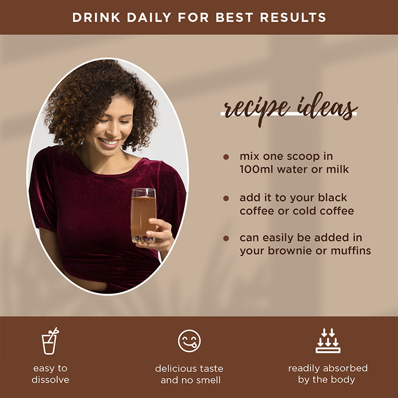 Beautywise Advanced Collagen Proteins Cocoa Flavour Powder, 250 gm Jar, Pack of 1 Beautywise Advanced Collagen Proteins Cocoa Flavour Powder, 250 gm Jar, Pack of 1