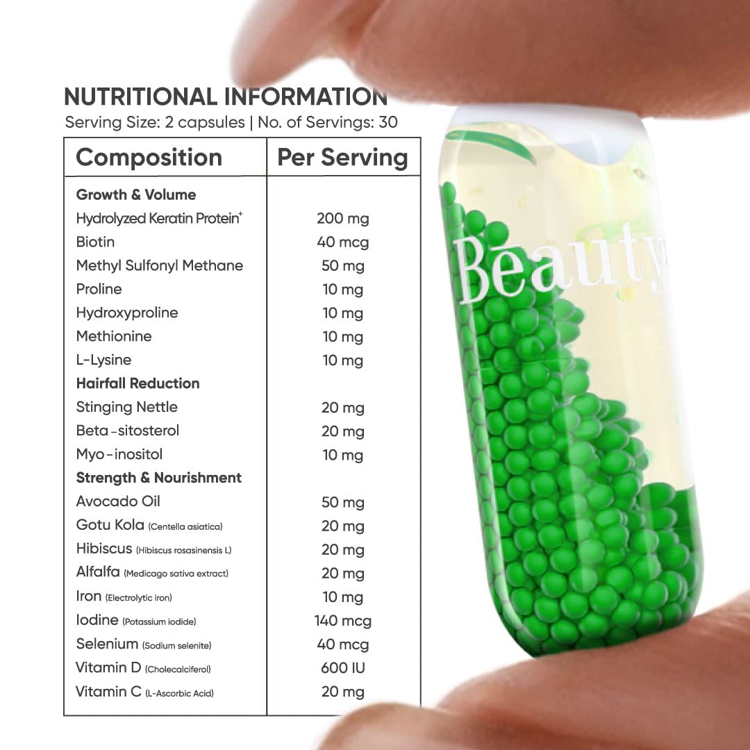 Beautywise Hair Rescue, 60 Capsules, Pack of 1 Beautywise Hair Rescue, 60 Capsules, Pack of 1