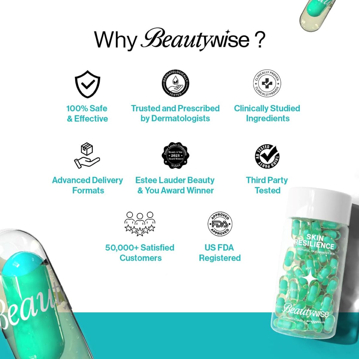 Beautywise Skin Resilience, 30 Capsules, Pack of 1 Beautywise Skin Resilience, 30 Capsules, Pack of 1