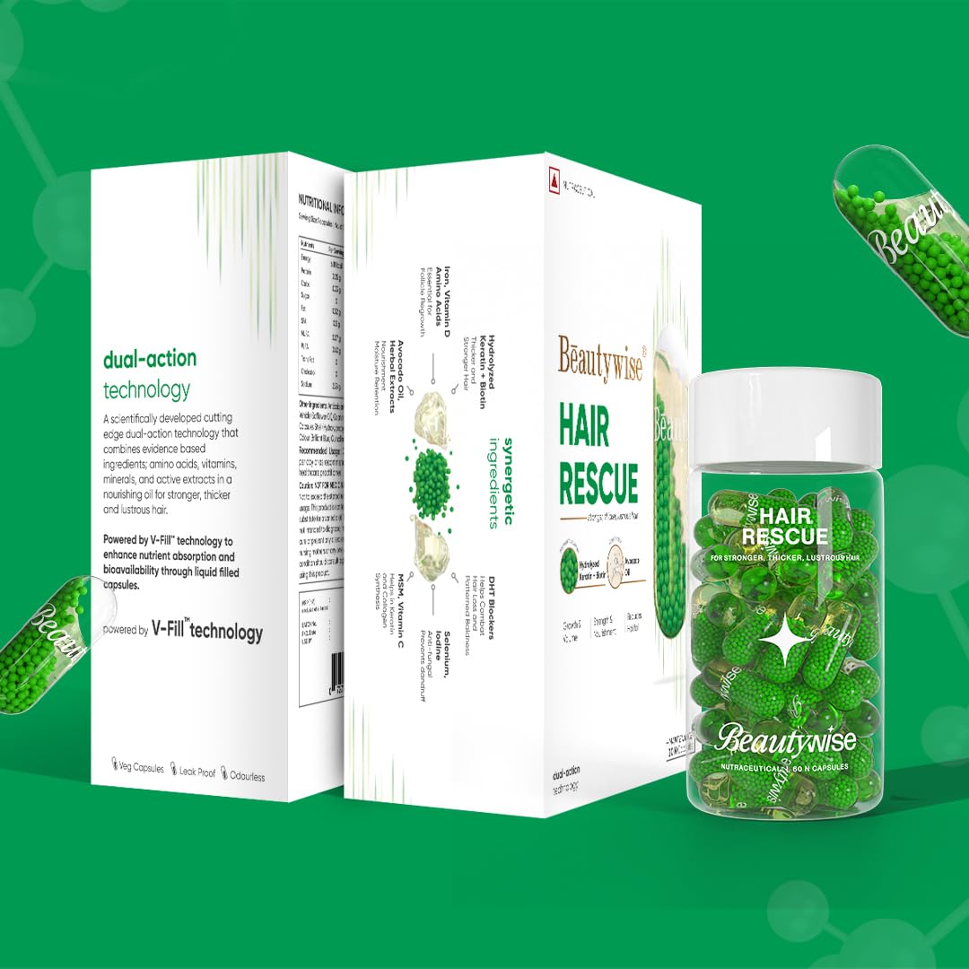 Beautywise Hair Rescue, 30 Capsules, Pack of 1 Beautywise Hair Rescue, 30 Capsules, Pack of 1