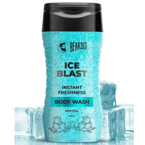 Beardo Ice Blast Menthol Body Wash, 200 ml