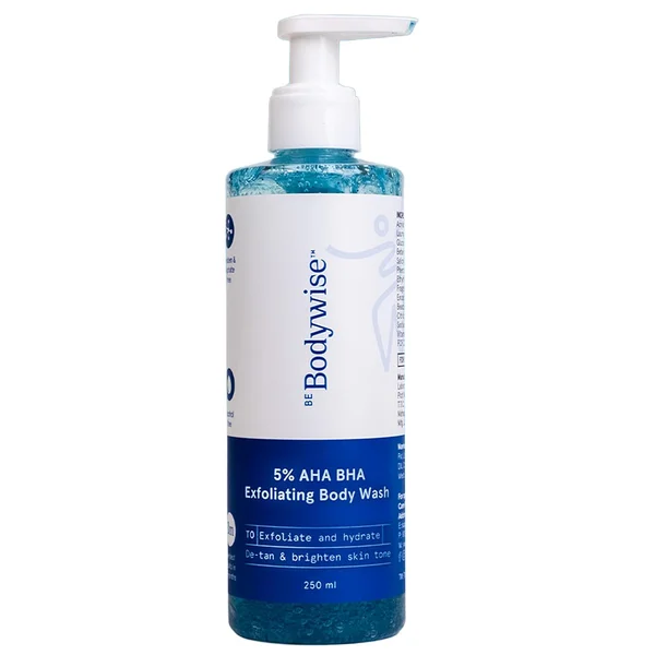 Be Bodywise 5% AHA BHA Exfoliating Body Wash, 250 ml 
