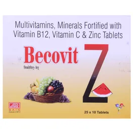 Buy Becovit Z Tablet | 19 Minutes Delivery | Apollo Pharmacy