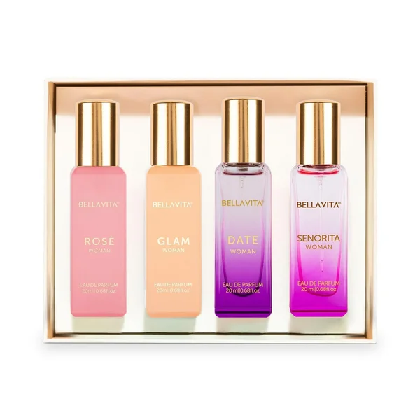 Bella Vita Luxury Perfume Gift Set Woman, 4x20 ml