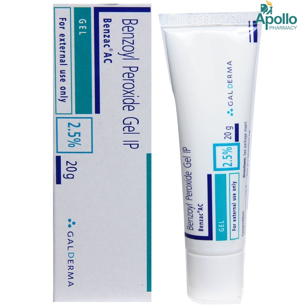 Benzac AC 2.5% Gel 20 gm, Pack of 1 Benzac AC 2.5% Gel 20 gm, Pack of 1