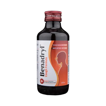 Benadryl Cough Formula Syrup, 150 ml