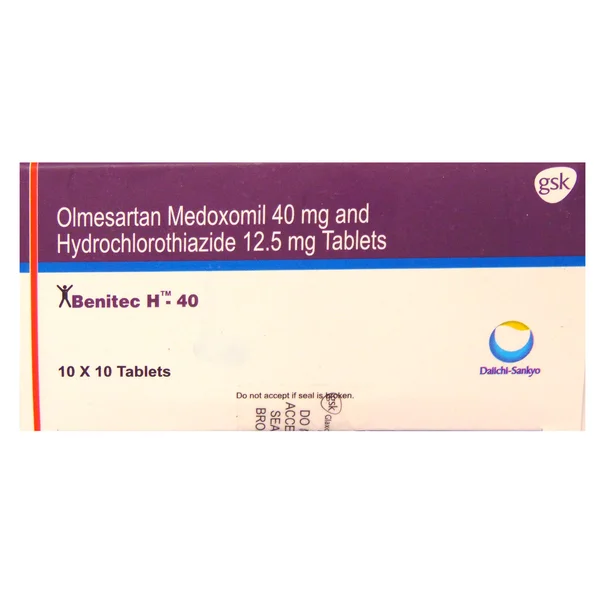 BENITEC H 40MG TABLET, Pack of 10 TABLETS