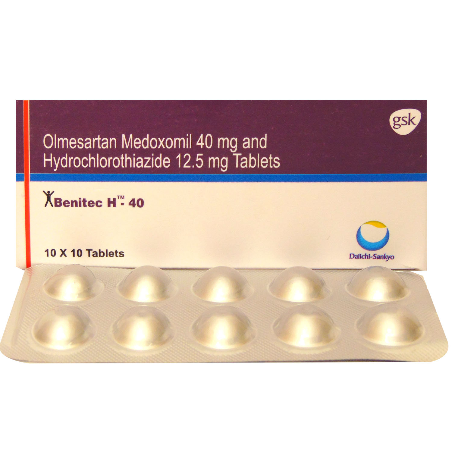 BENITEC H 40MG TABLET, Pack of 10 TABLETS BENITEC H 40MG TABLET, Pack of 10 TABLETS