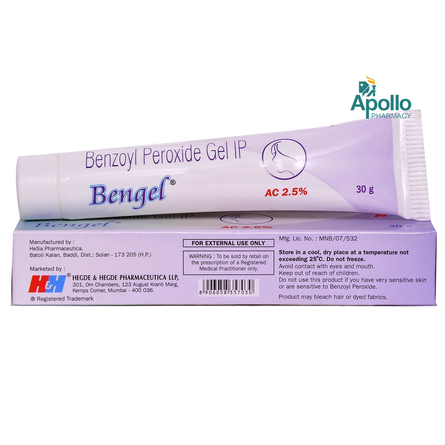 Bengel AC 2.5 Gel Uses, Side Effects, Price Apollo Pharmacy