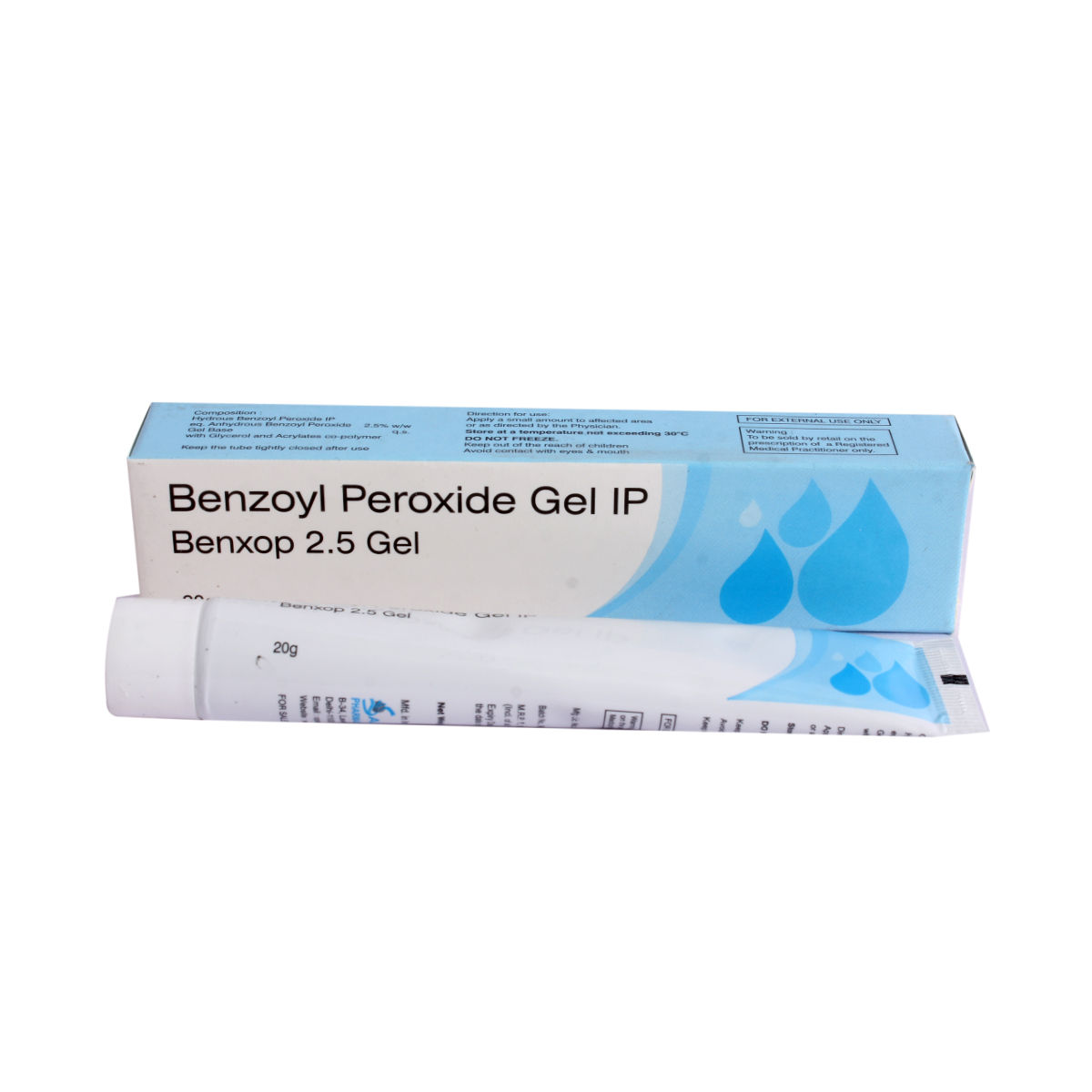 Buy Benxop 2.5 Gel 20 gm Online