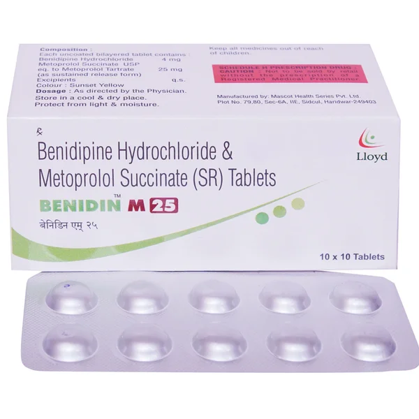 Benidin M 25 Tablet 10's
