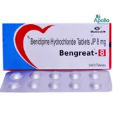 Bengreat 8 Tablet 10's, Pack of 10 TABLETS