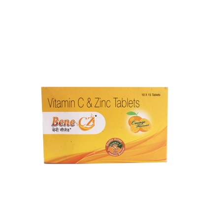 Bene CZ Orange Chewable Tablet 15's, Pack of 15 TABLETS