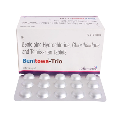 Benitowa Trio Tablet 15's, Pack of 15 TABLETS